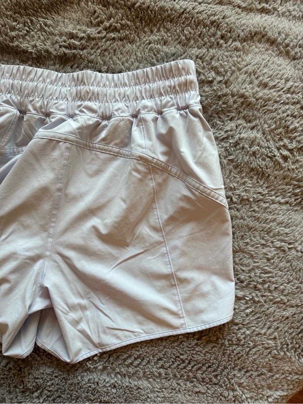 LULULEMON Women’s Track That High Rise Lavender Women's Running Shorts Size 12 - Picture 6 of 14